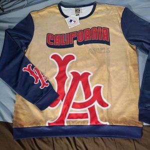 California Los Angeles Angels RARE Cooperstown Sweater